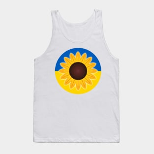 Sunflower For Ukraine - Ukraine Flag - Sunflower Seeds Tank Top